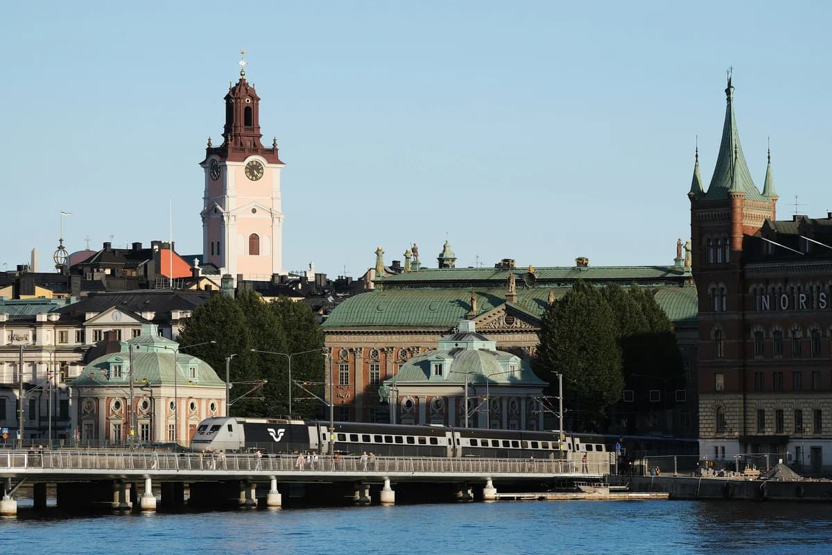 Tåg i Stockholm, Sverige