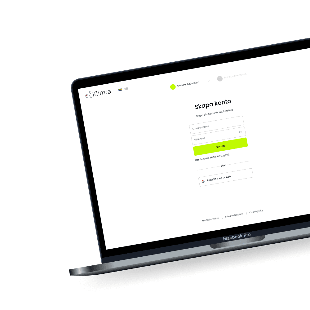 Create account